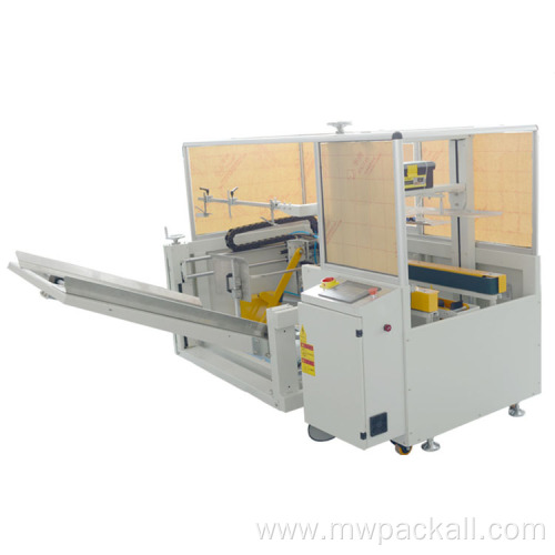 One-stop Service Mini Carton Forming& Sealing Machine for small box /Case erecting machine for small cases